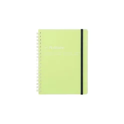 Rollbahn Large Spiral Notebook Clear Green