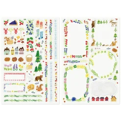 Scandinavia Decoration Sticker Sheets Set of 2