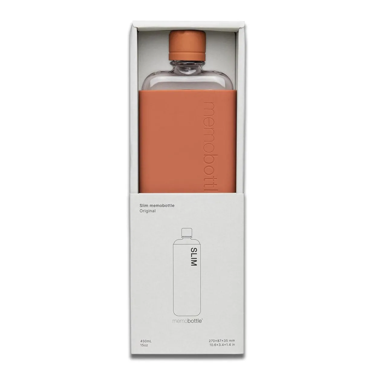 Slim Drink Bottle with Terracotta Sleeve Bundle