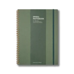 Spiral Bound Notebook Plain B5 Forest