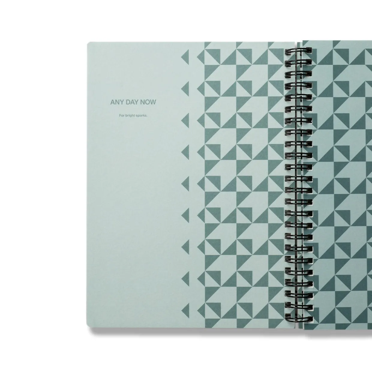 Spiral Bright Notebook B5 Lilac and Navy Plain
