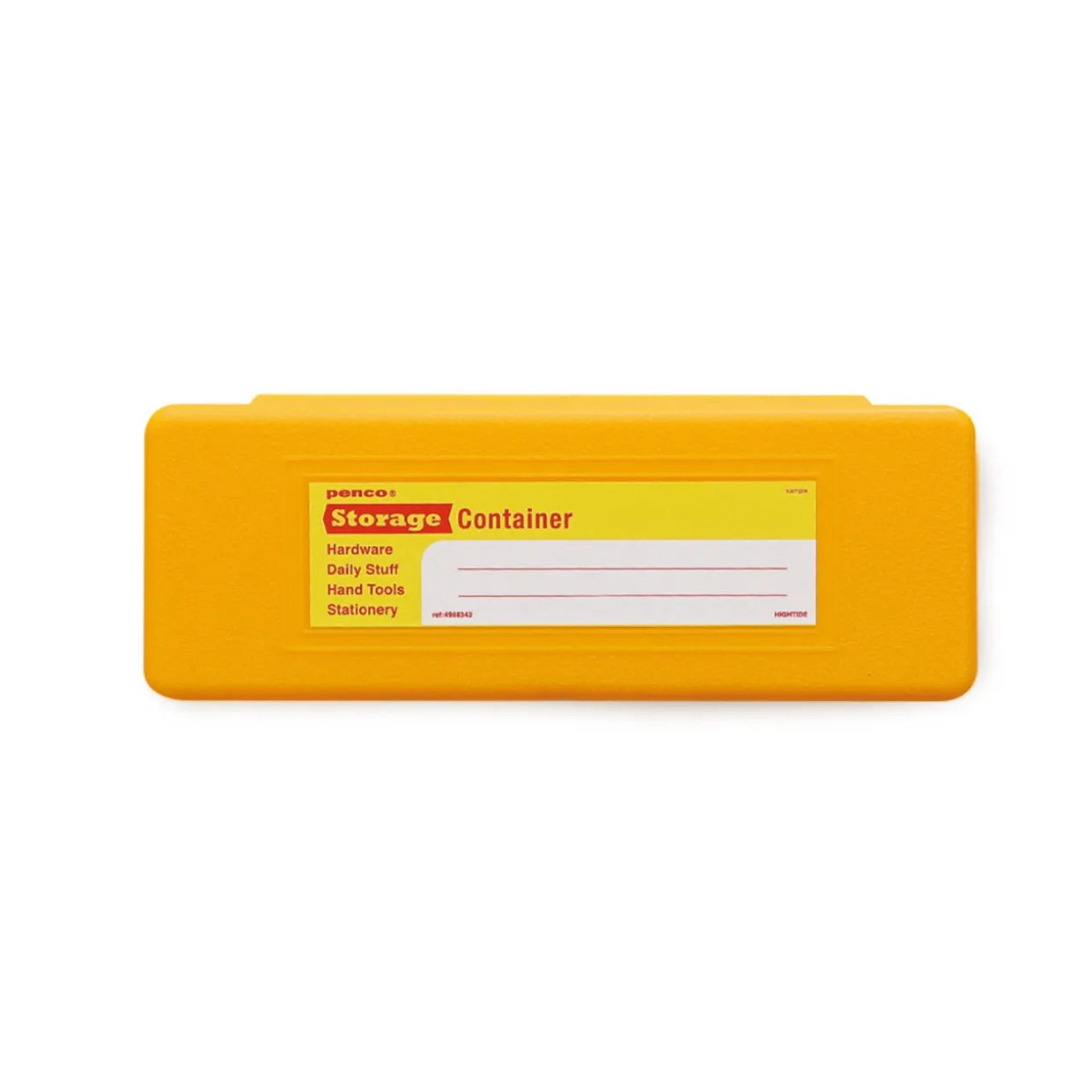 Storage Container Pen Case Yellow