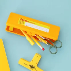 Storage Container Pen Case Yellow