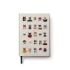 Studious Cats Embroidered Fabric Journal