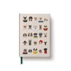 Studious Dogs Embroidered Fabric Journal