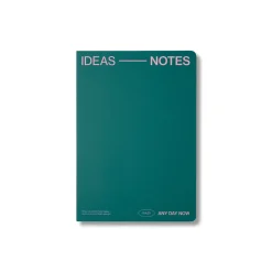 Teal Open Bound Notebook Ruled A5