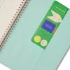 Teal Spiral Notebook Ruled B5