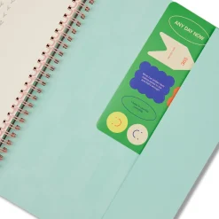Teal Spiral Notebook Ruled B5