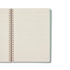 Teal Spiral Notebook Ruled B5