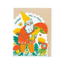 Thank You So Much Gnome Greeting Card