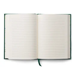There Are Always Flowers Embroidered Fabric Journal