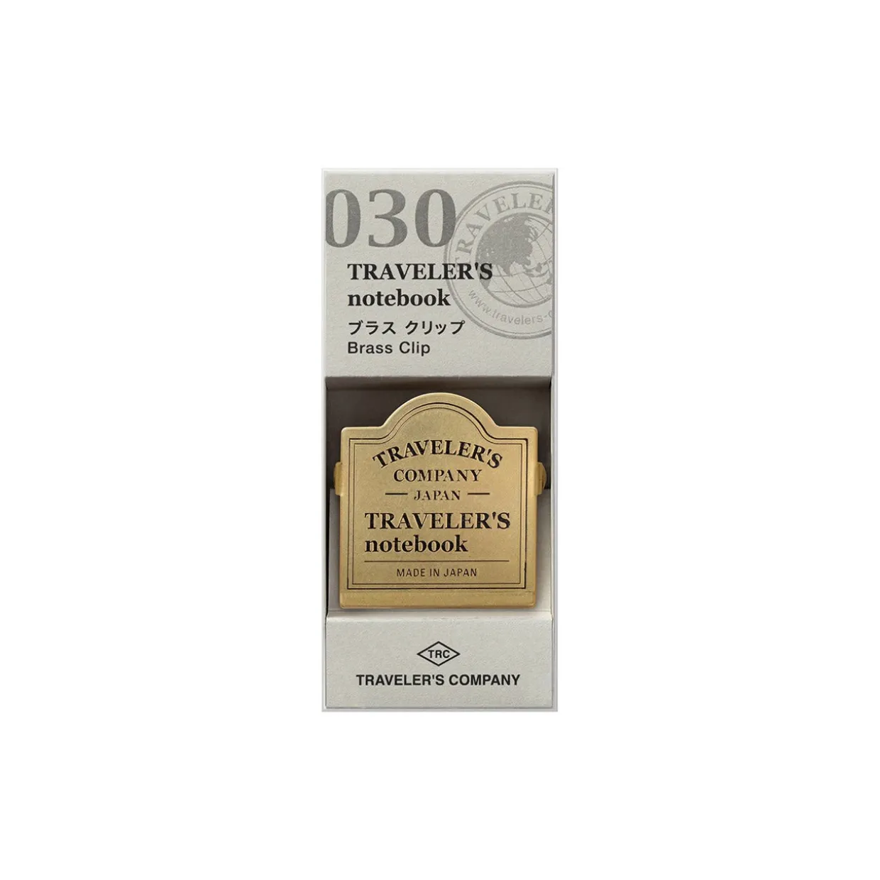 Traveler's Notebook Brass Clip