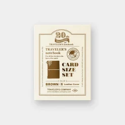 Traveler's Notebook 20th Ann. Card Size Set