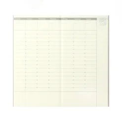 Traveler's Notebook Undated Diary Refill Weekly