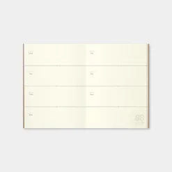 Traveler's Notebook Undated Diary Refill Weekly