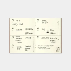 Traveler's Notebook Undated Diary Refill Weekly