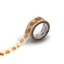 Upcycle Coffee Stain Washi Tape Single Roll