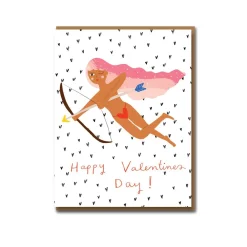 Valentine Cupid Greeting Card