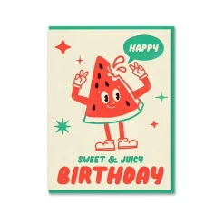 Watermelon Greeting Card