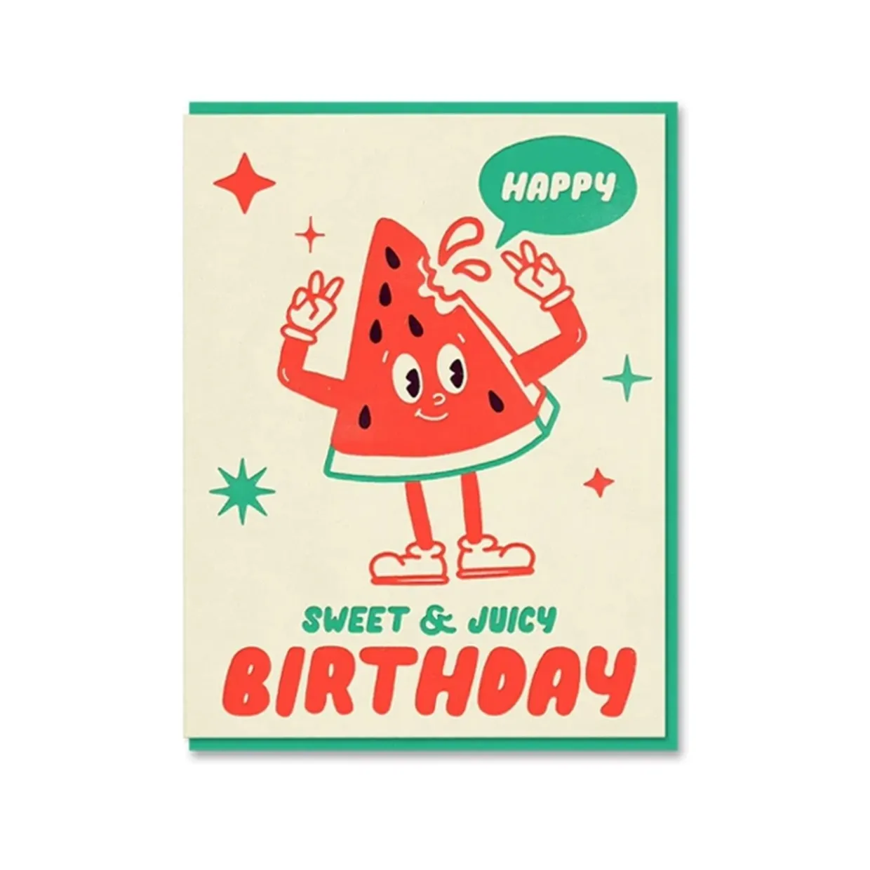 Watermelon Greeting Card