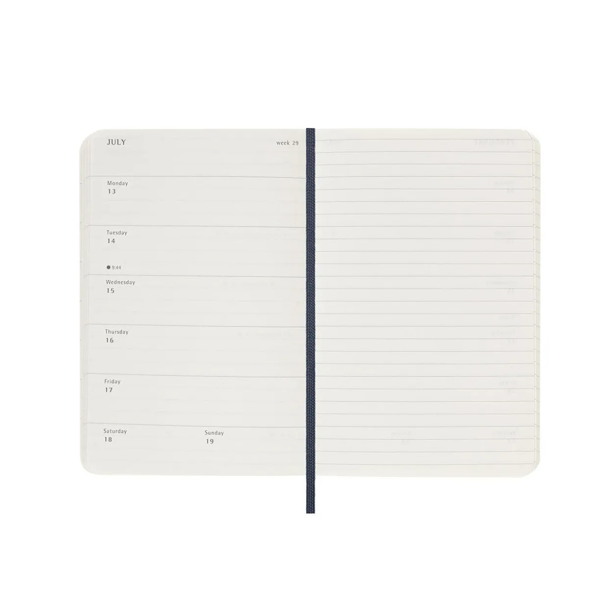 2026 Weekly Notebook Soft Cover Diary Pocket