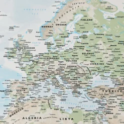 World Map Canvas