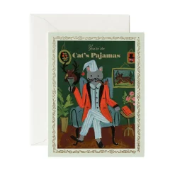 You're the Cat's Pajamas Greeting Card